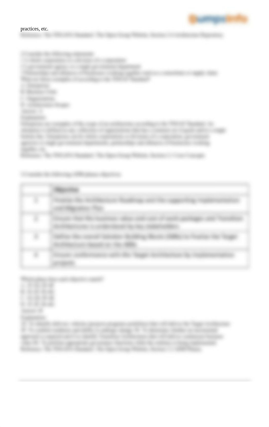 OGEA-103 TOGAF Enterprise Architecture Combined Part 1 and Part 2 Exam Questions.pdf_dt97mbmmy53_page2