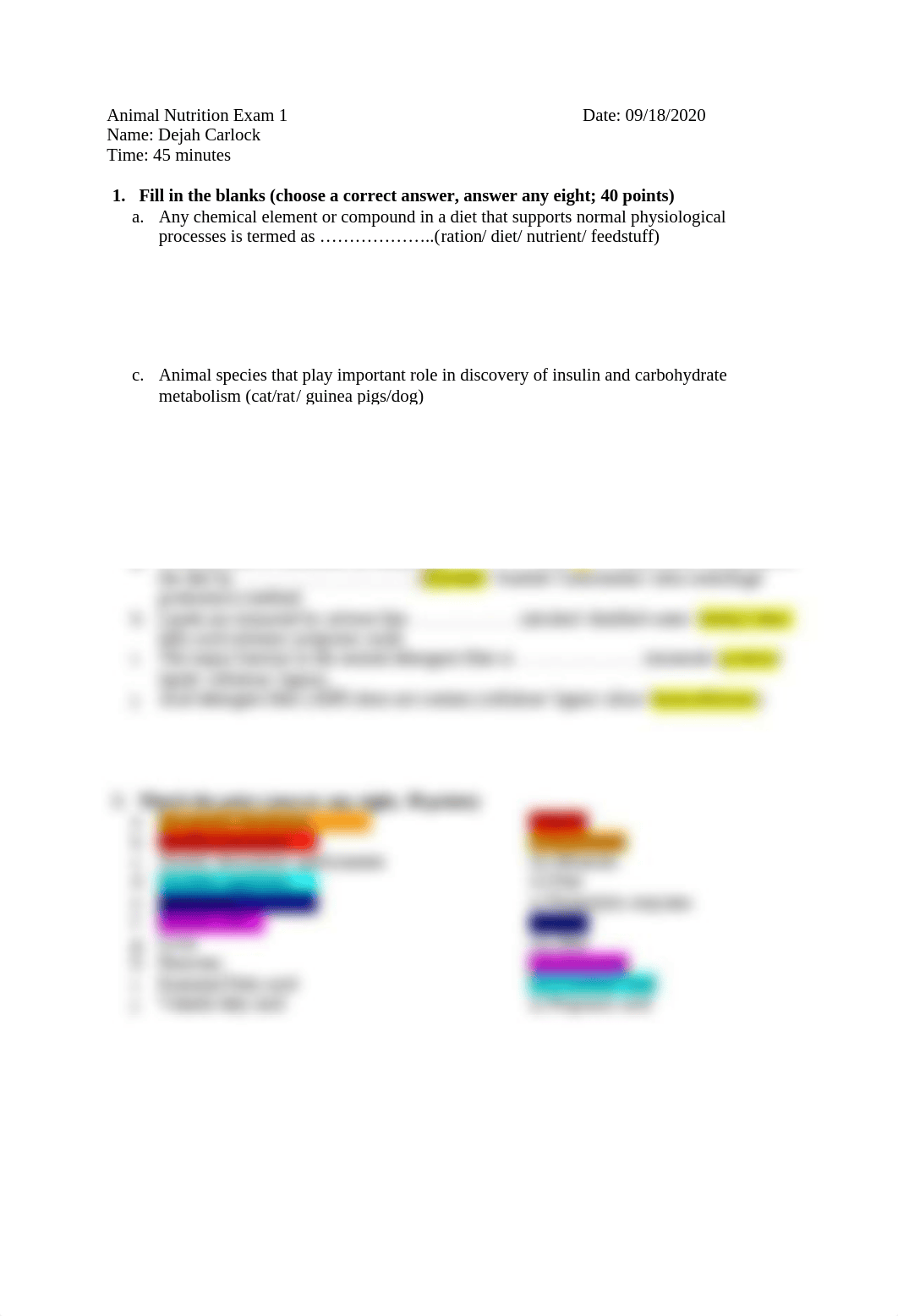 Animal Nutrition Exam 1.docx_dt9glepslvd_page1