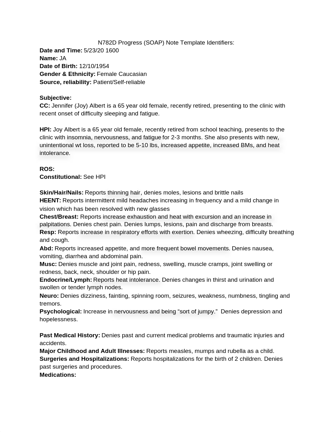 Soap Note Week 8_ Endocrine 1.docx_dt9re9xmmh5_page1