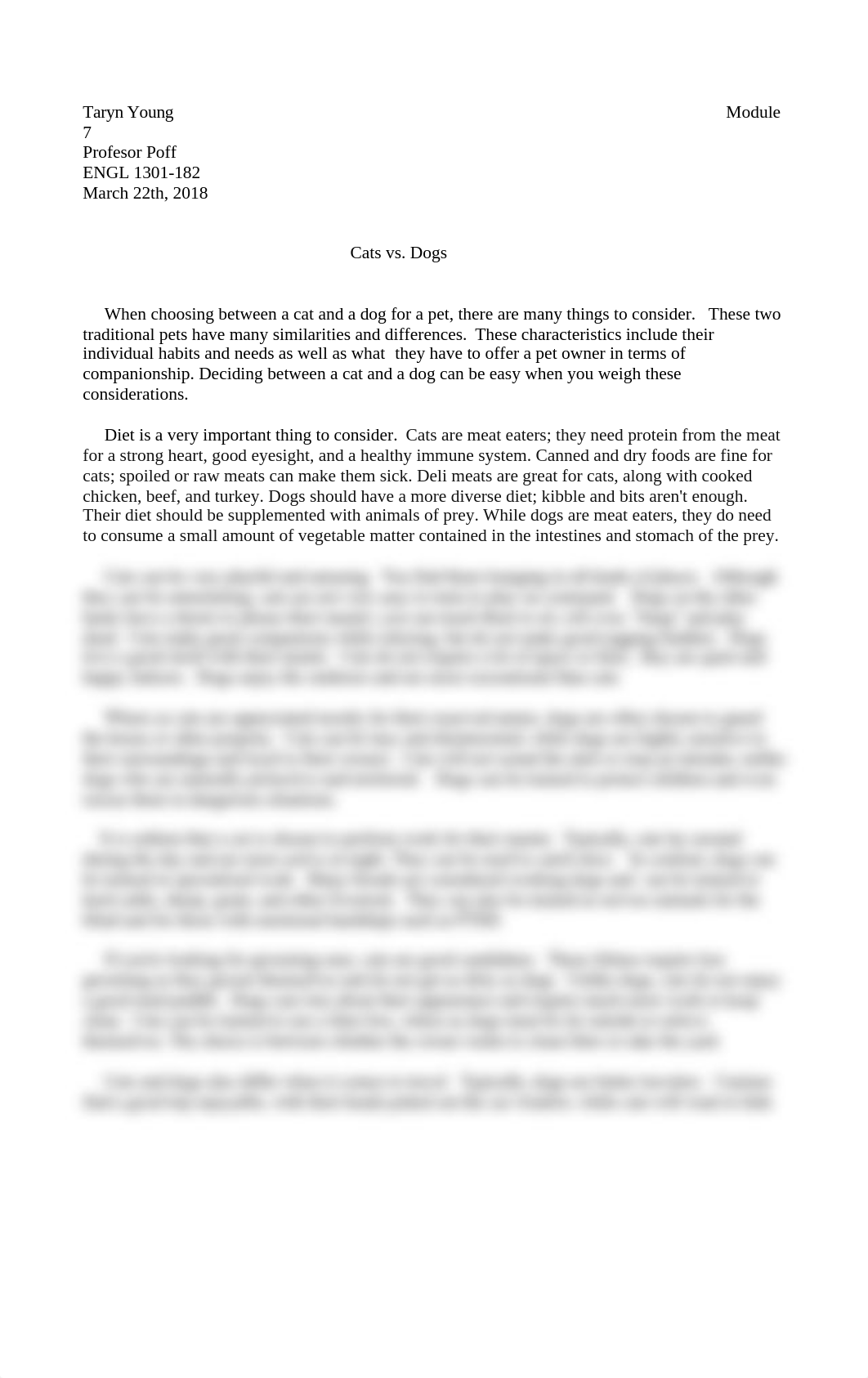 Cats vs. Dogs Essay 2.doc_dt9uqkuz75g_page1