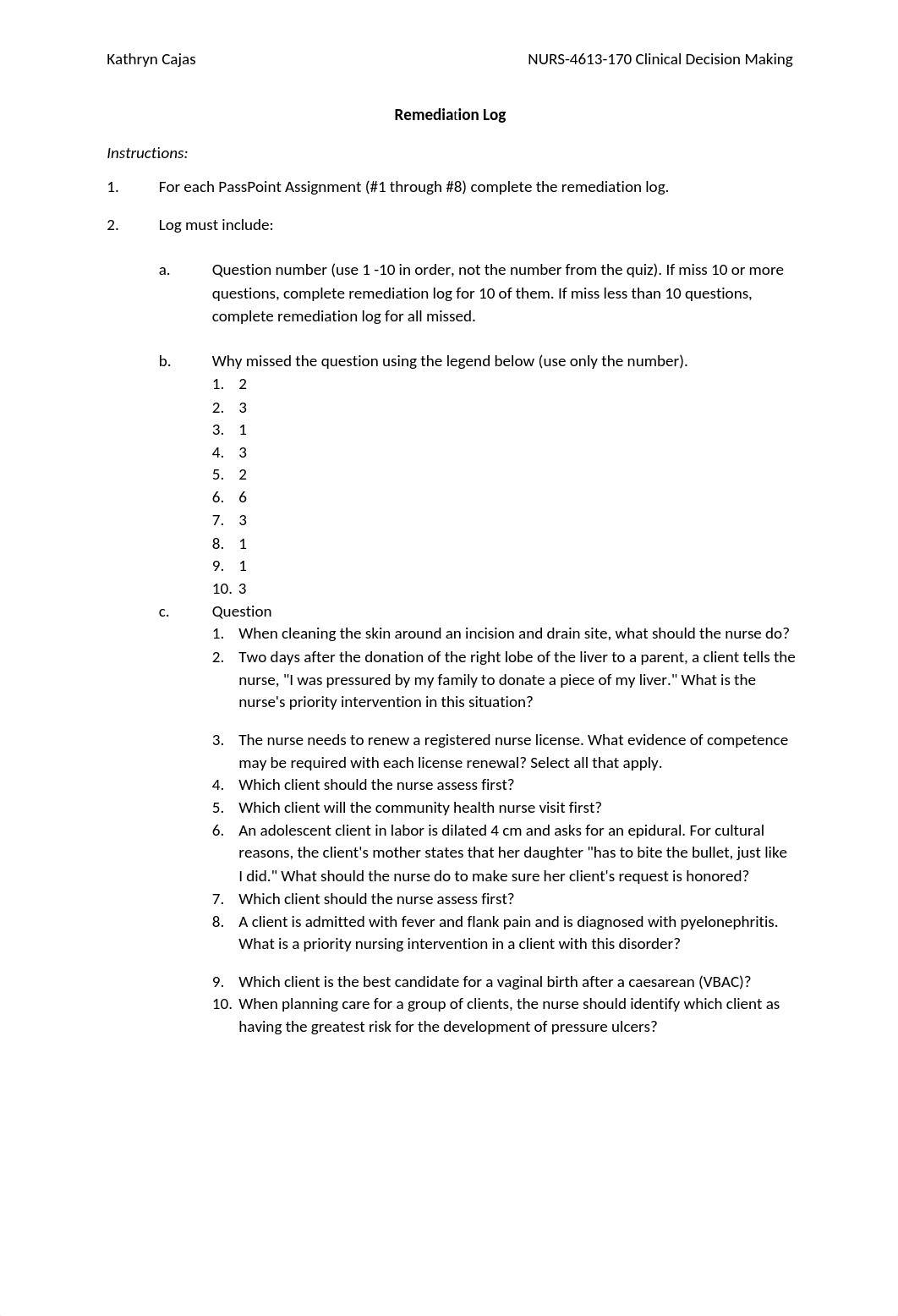 Remediation Log #1_Cajas, Kathryn.docx_dta1spsia0f_page1