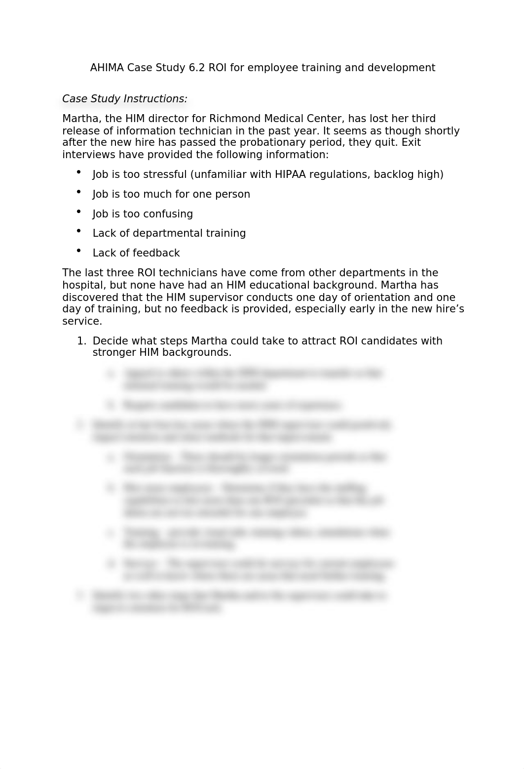 AHIMA Case Study 6.2 ROI for Employee Training.docx_dta5l1ykr9o_page1