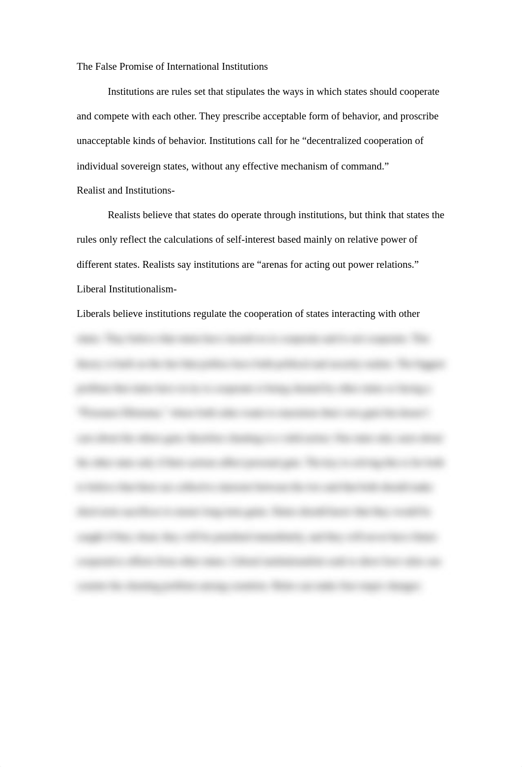 The False Promise of International Institutions_dta911e2hmp_page1