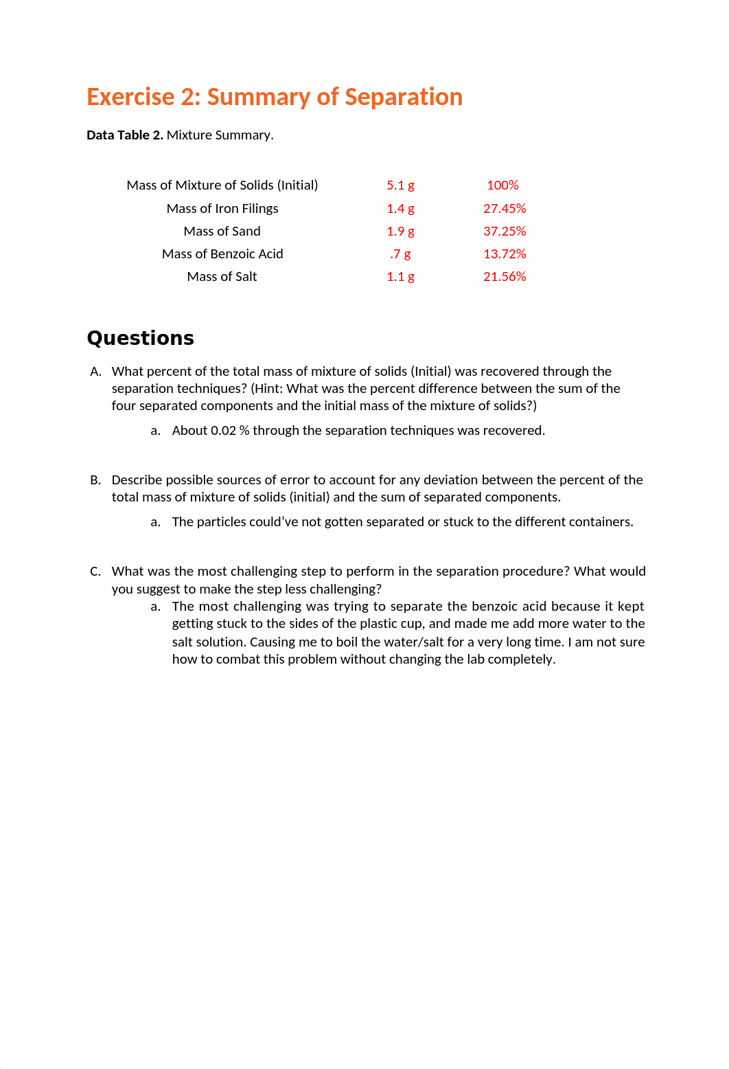 Separation of a Mixture complete lab.docx_dtaecv551ug_page2