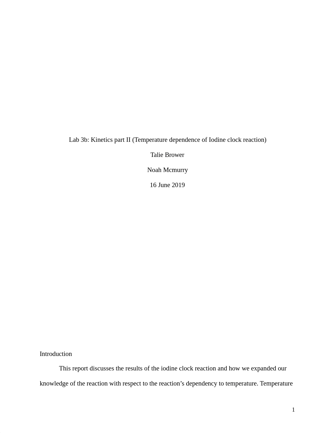 Lab 3b: Kinetics part II (Temperature dependence of Iodine clock reaction)_dtaykcchy2s_page1