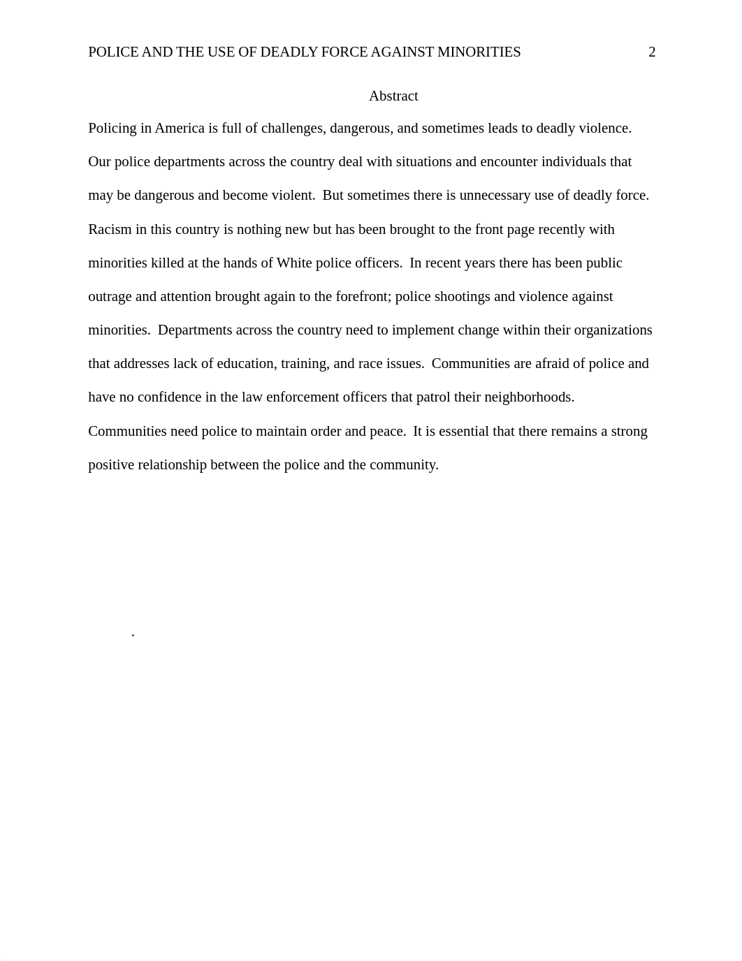 ABurchett CJC 210 Use of Deadly force Against Minorities.docx_dtbhp4ugrnb_page2