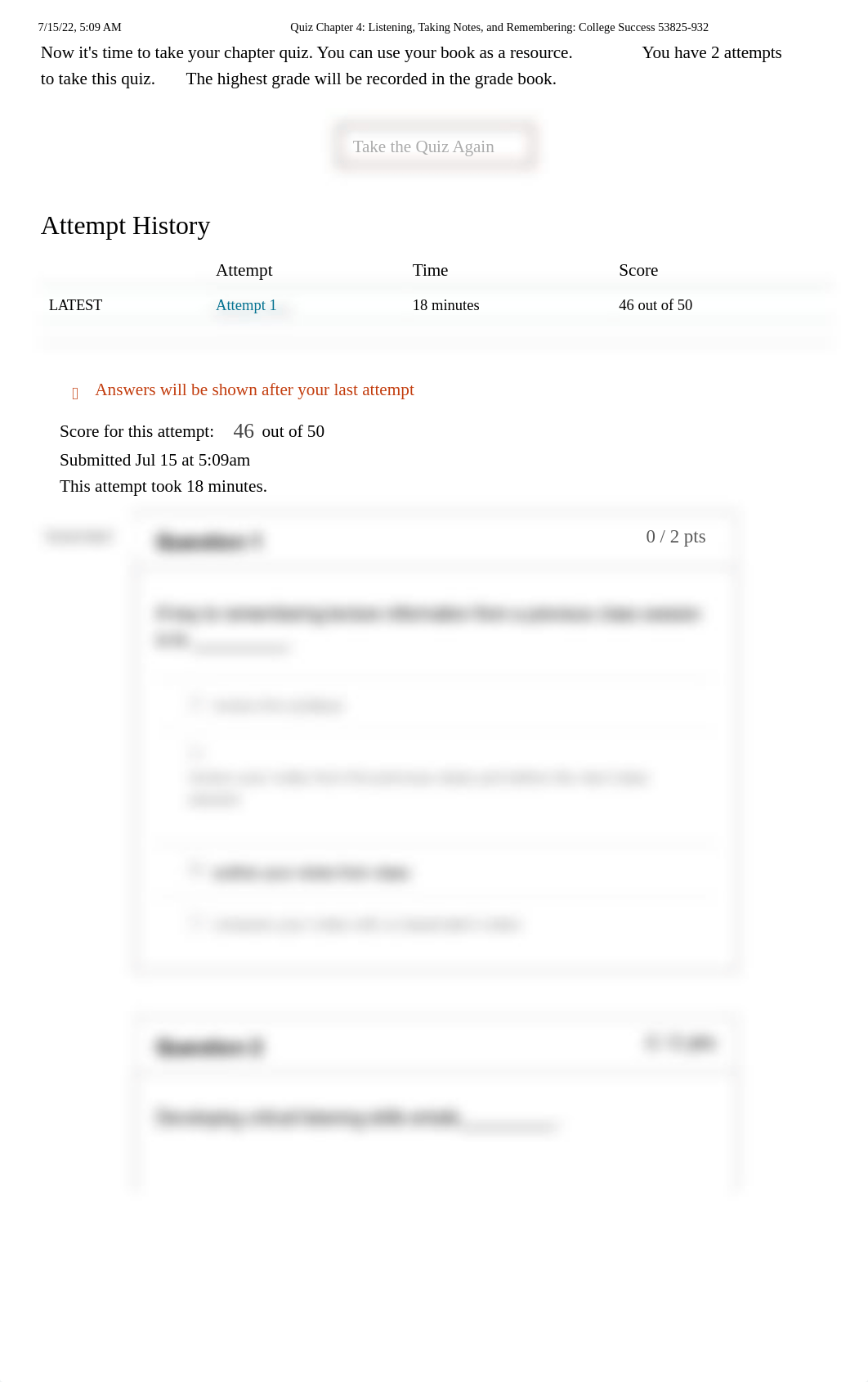 Quiz Chapter 4_ Listening, Taking Notes, and Remembering_ College Success 53825-932.pdf_dtblcvgh183_page2