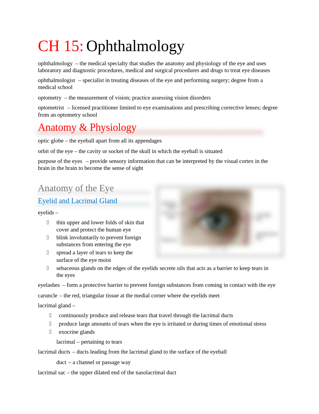 CH 15 - OPHTHALMOLOGY - HLTH 110-3.docx_dtbv2asb2q9_page1