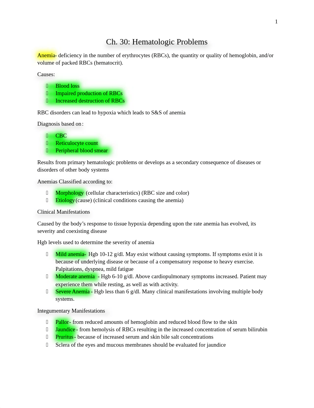 Ch. 30 Hematologic Problems (1).docx_dtcdj2shxlh_page1