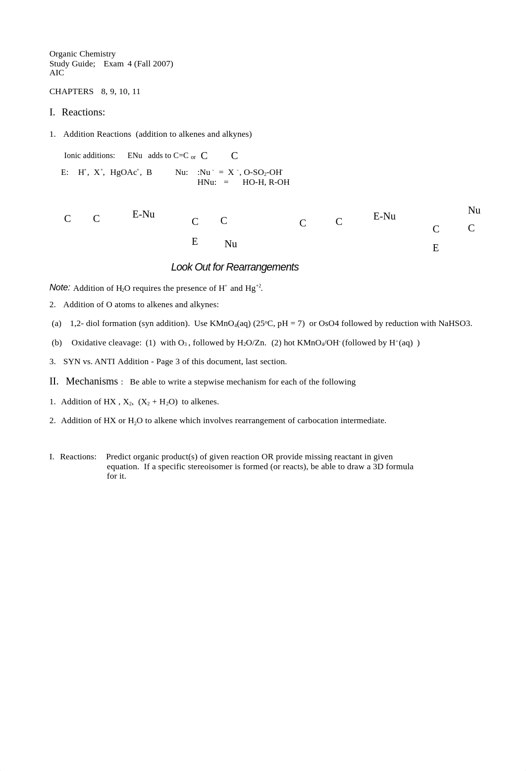 Orgo chem - study Guide exa_dtco7ornehz_page1