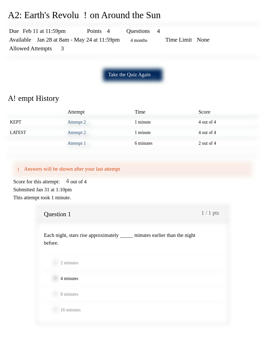 A2: Earth's Revolution Around the Sun: Astronomy Observation (AST200L-5505-2019SP).pdf_dtcsitrd0k2_page1