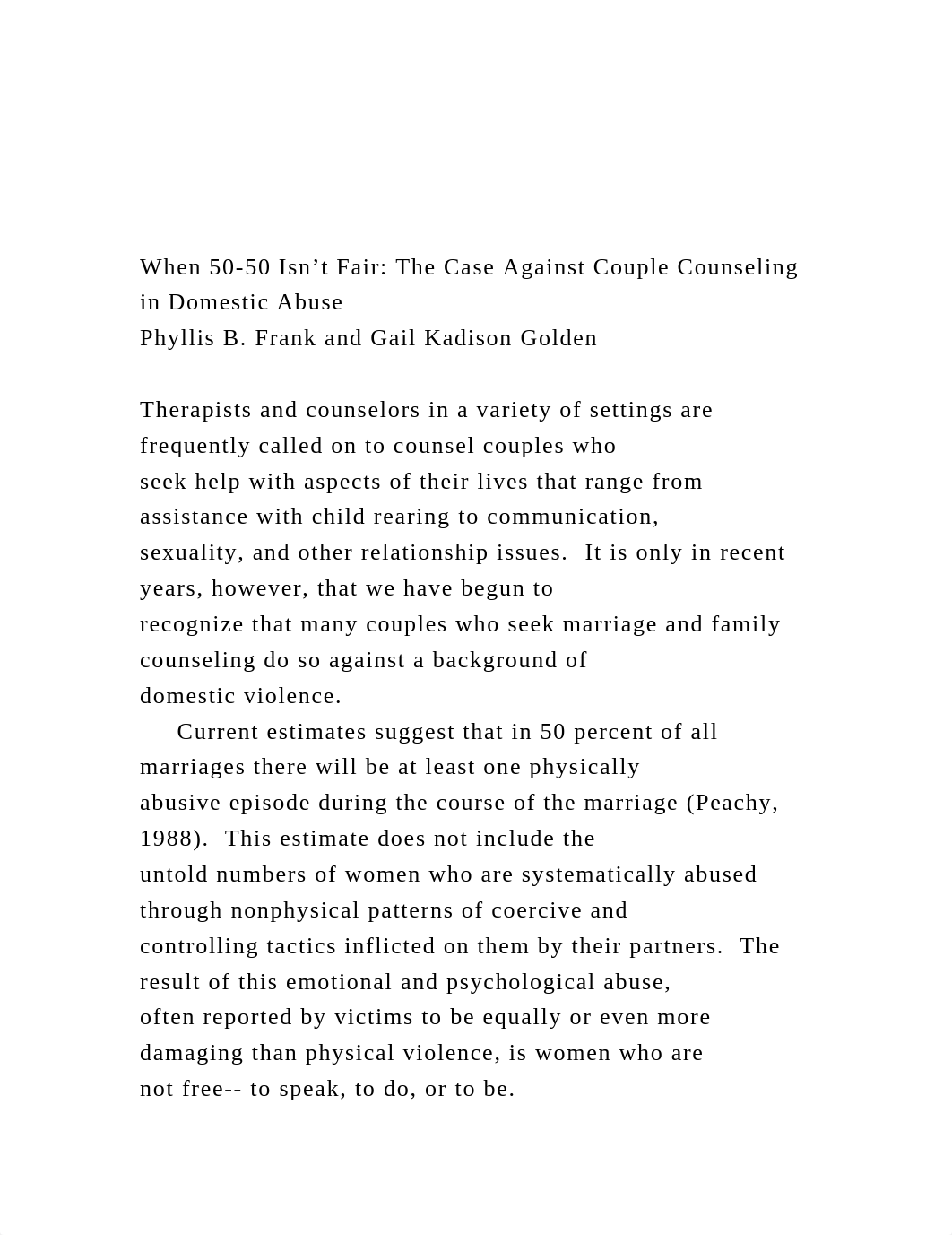 When 50-50 Isn't Fair The Case Against Couple Counseling in D.docx_dtd9vftc6uy_page2