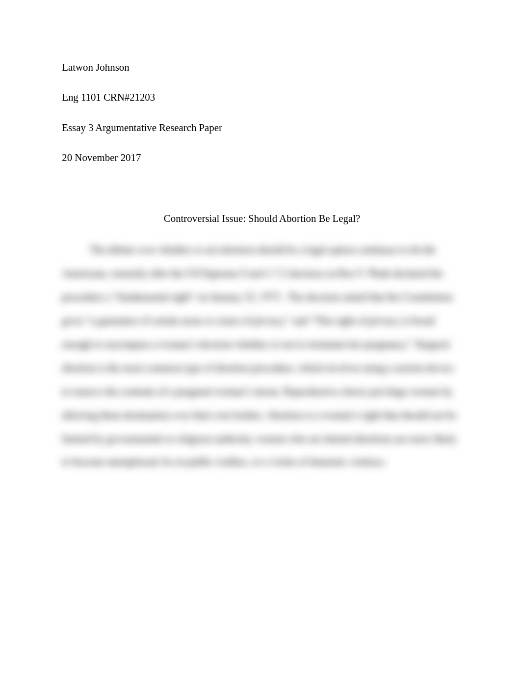 Latwon Johnson Essay #3.docx_dtdhahuhjg0_page1