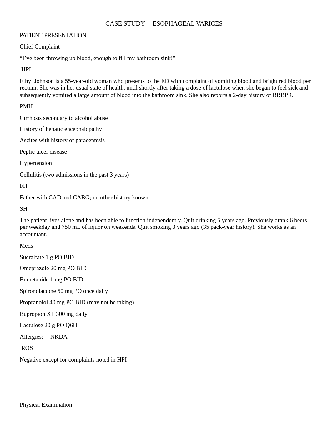 CASE STUDY    ESOPHAGEAL VARICES.pdf_dtdo9p7qpnd_page1