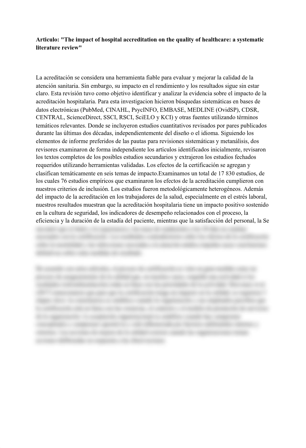 Nurs 5100, Foro 5.1 Las agencias acreditadoras y sus efectos en el sistema de salud.pdf_dtdqnigdpyb_page1