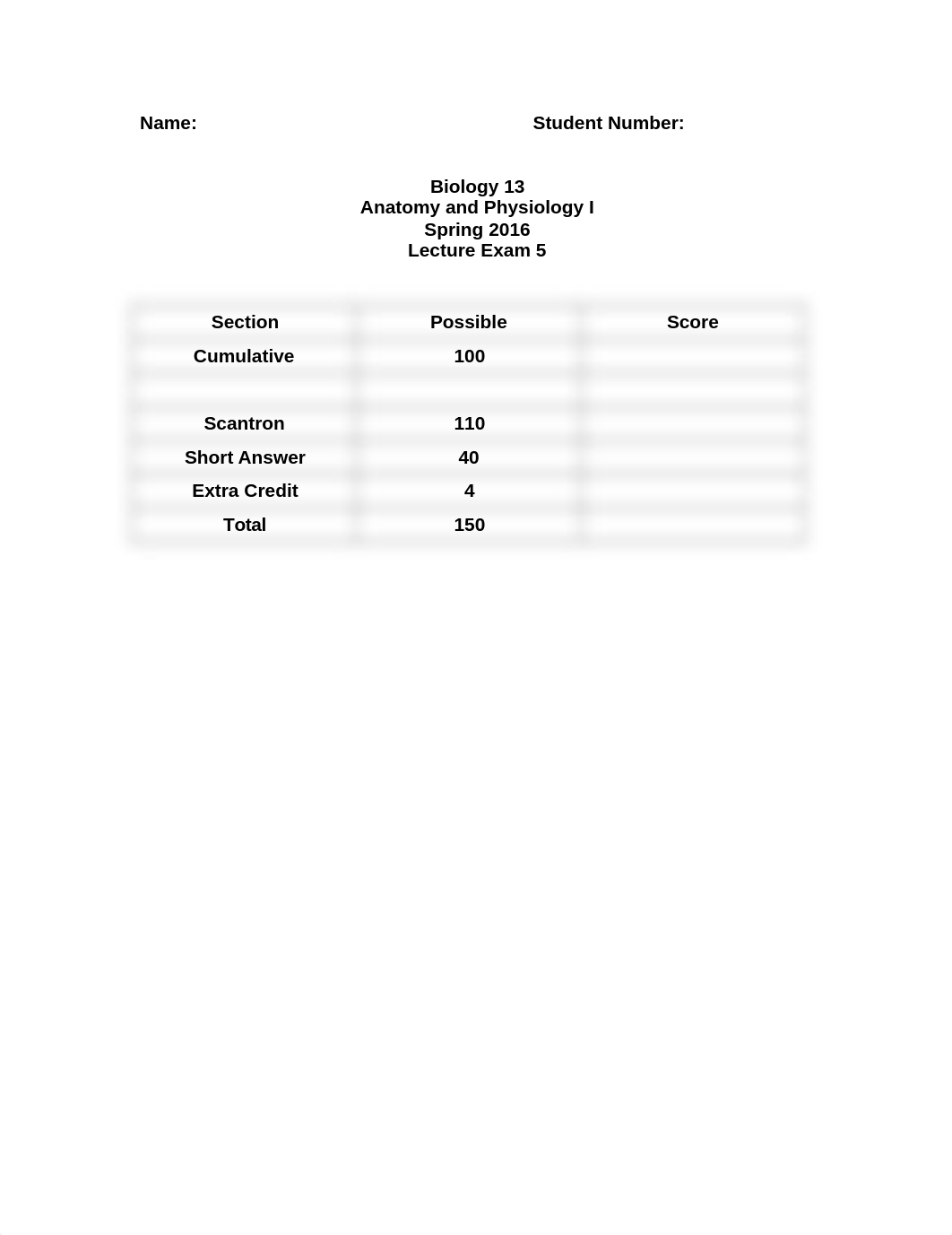 Lecture Exam #5 Biology 13 2016 Spring.docx_dtdy7rh6g03_page1