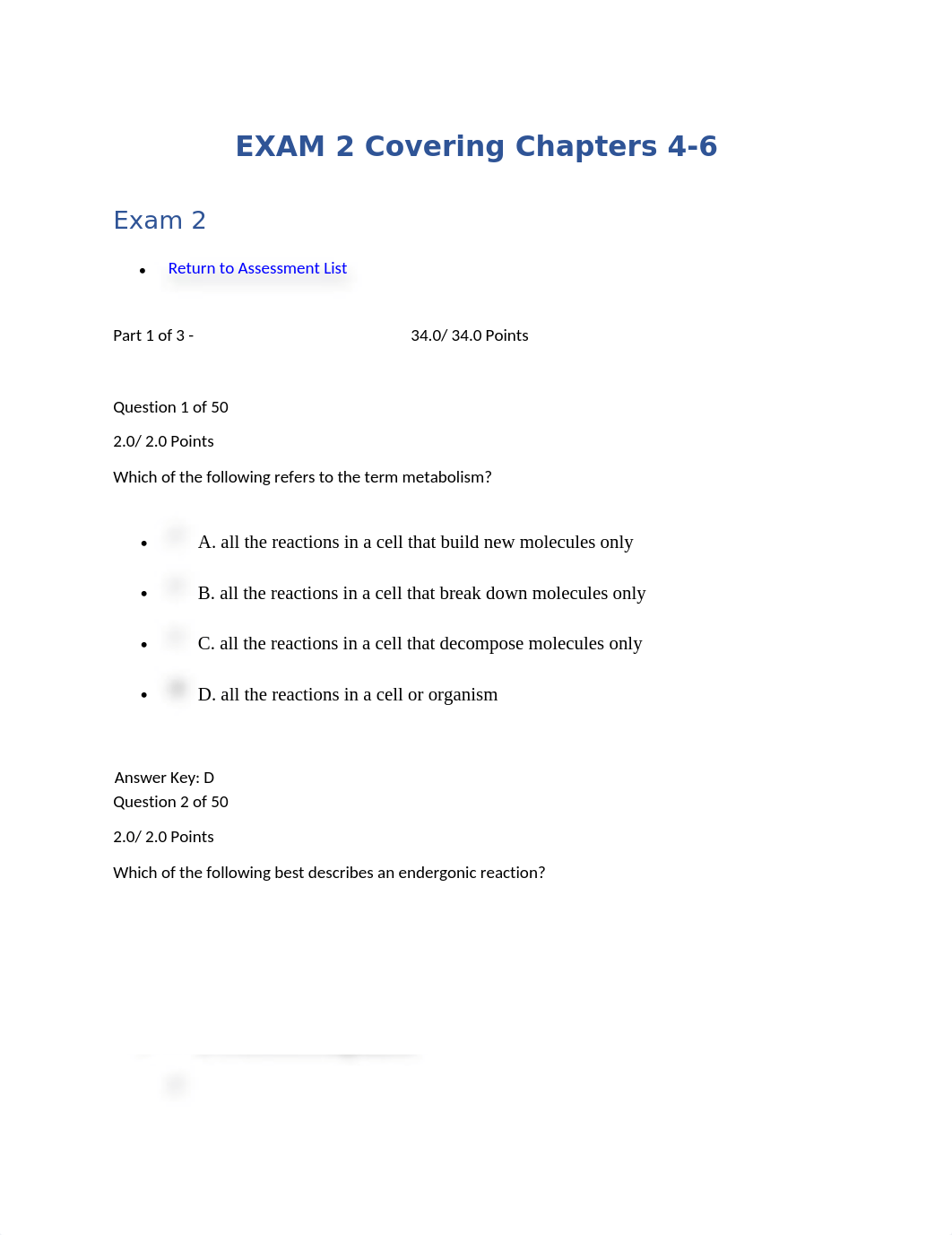 Biology EXAM 2 Exam Covering Chapters 4-6.docx_dte7dm92h67_page1