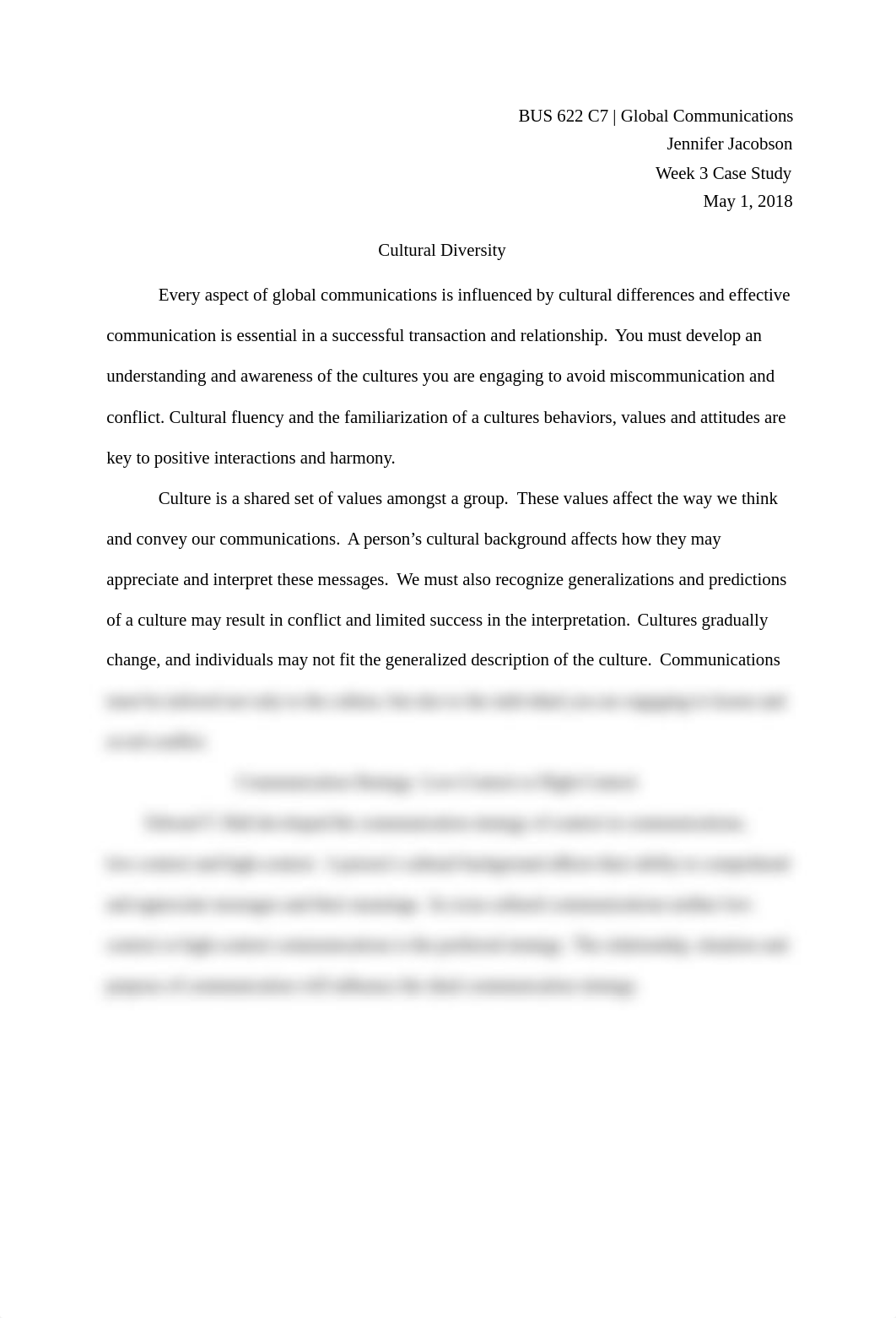 Week 3 Case Study-Cultural Diversity & Communication Tools-Jennifer Jacobson.docx_dte8epliqo6_page1