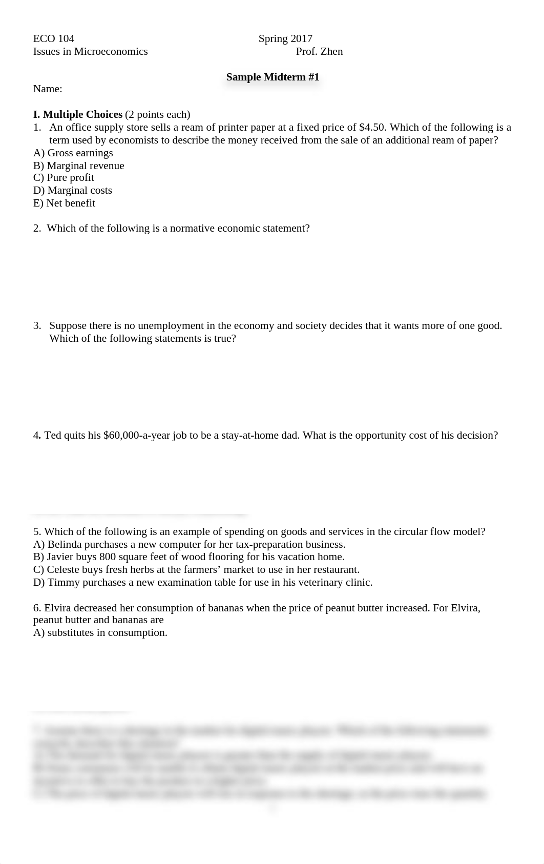 Sample Midterm #1 (Answers Included)_dteamuph37h_page1