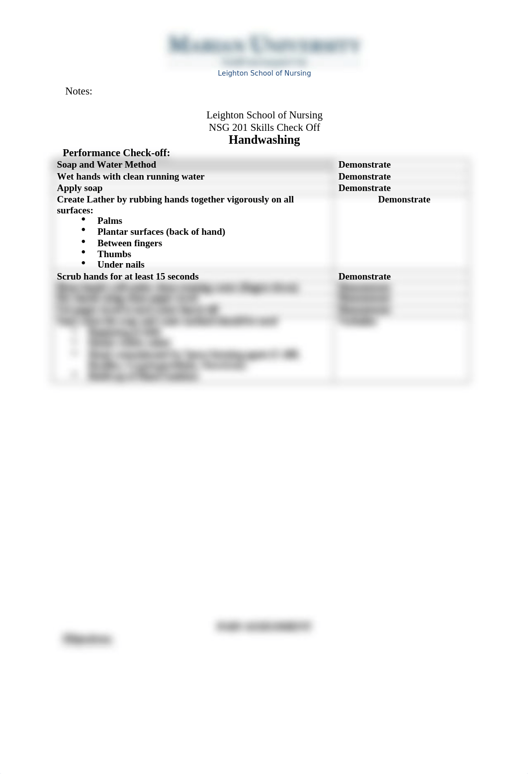 HA Check off #1 & #2 Pre Post Procedures, Handwashing, Pain, Vital Signs.doc_dtegm3ru5xb_page2