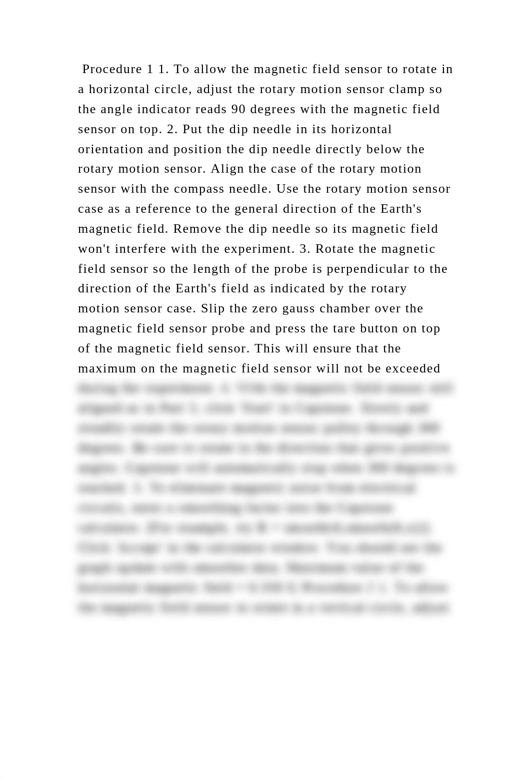 Procedure 1 1. To allow the magnetic field sensor to rotate in a hori.docx_dtekfal2tzo_page2