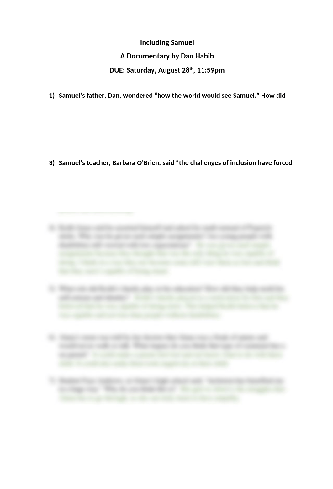 Including Samuel Guided Viewing Questions Fall 2021.docx_dtf73x1omsn_page1