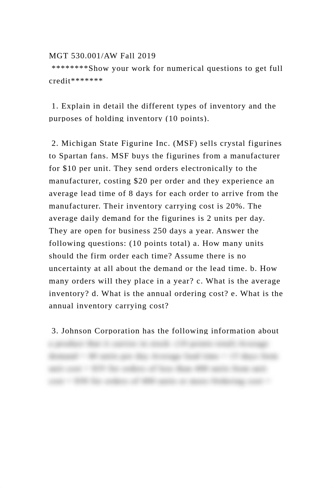 MGT 530.001AW Fall 2019 Show your work for numerical ques.docx_dtf9szo9owt_page2