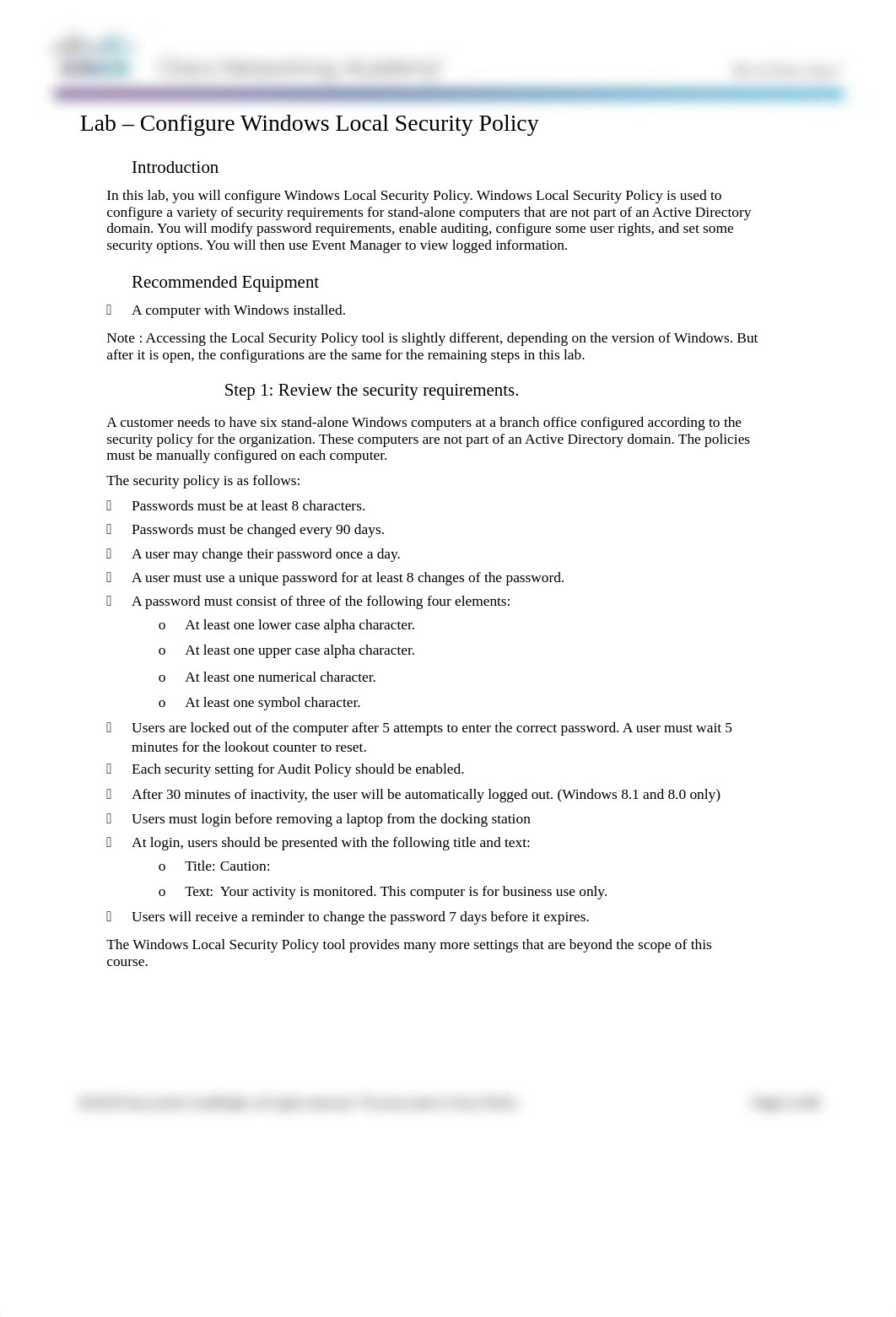 12.2.1.8 Lab - Configure Windows Local Security Policy manny.docx_dtfc8funw1w_page1