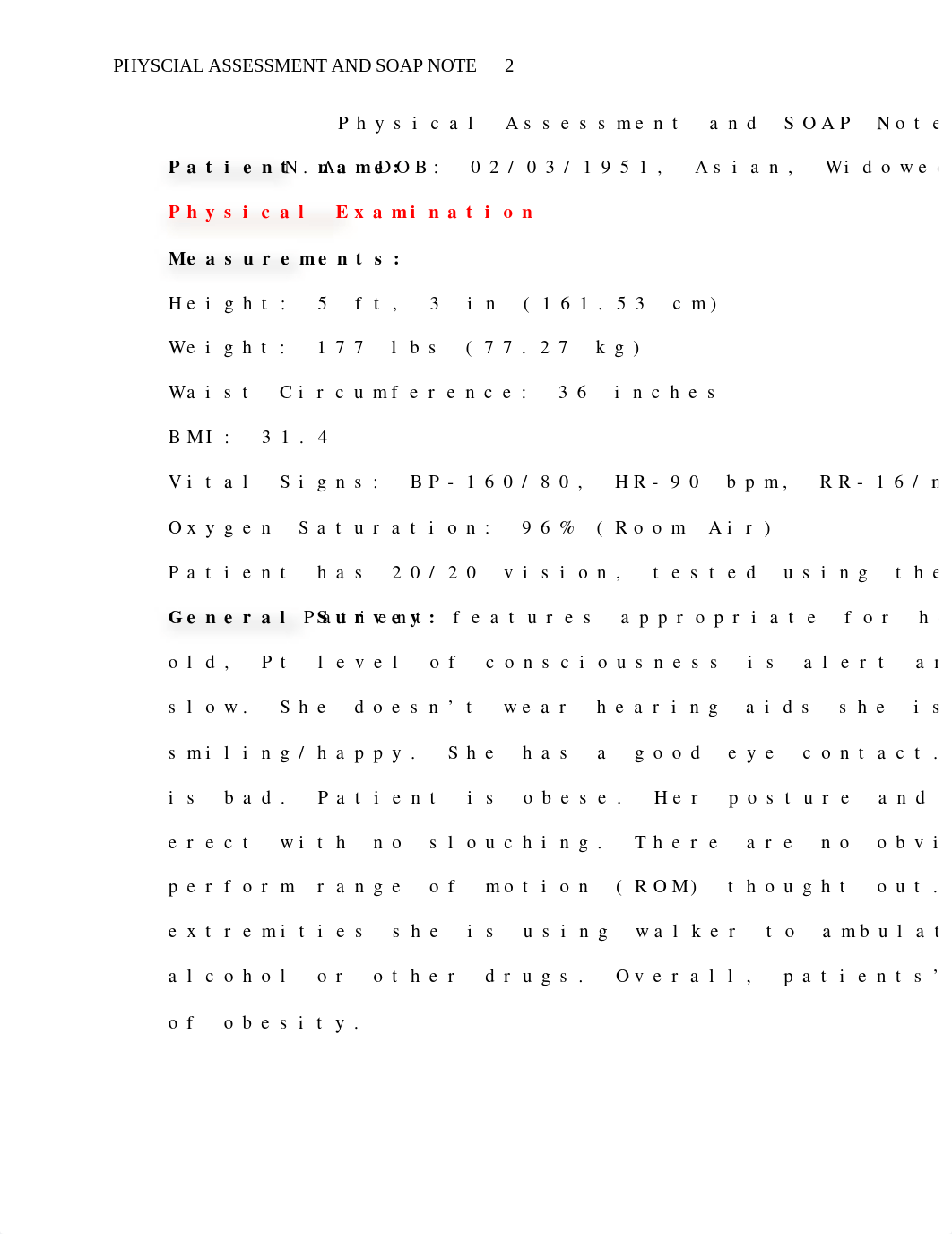 # 1 Student Sample Paper Physical assessment and SOAP Note.docx_dtfi3p2unen_page2