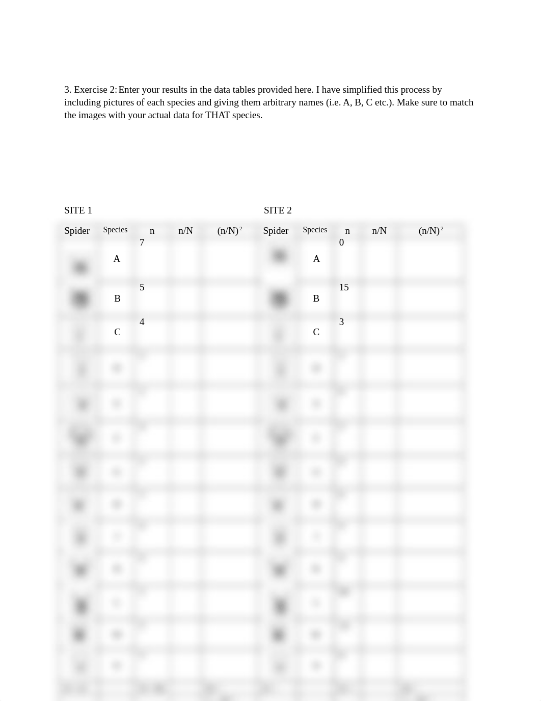 BSC 1011L   Quantifying Biodiversity Assignment Worksheet to be uploaded for grading.docx_dtfmptlpyjx_page2