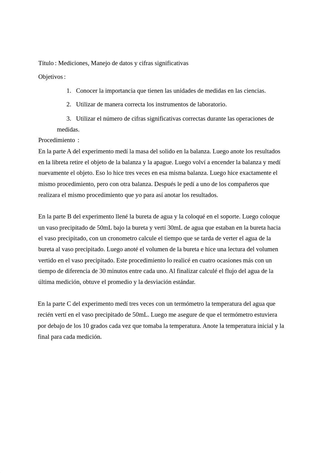 Informe de laboratorio EXP. 2 Mediciones, manejo de datos y cifras significativas.docx_dtg3gzdxs1c_page2