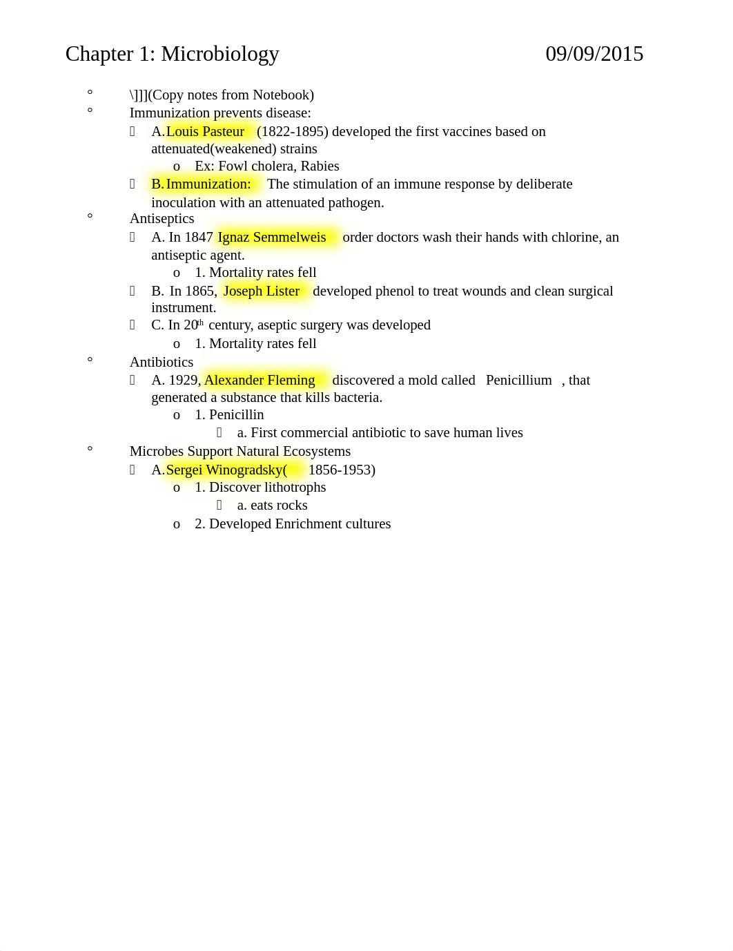 Microbiology Notes Exam 1_dtg5d70r6h8_page1