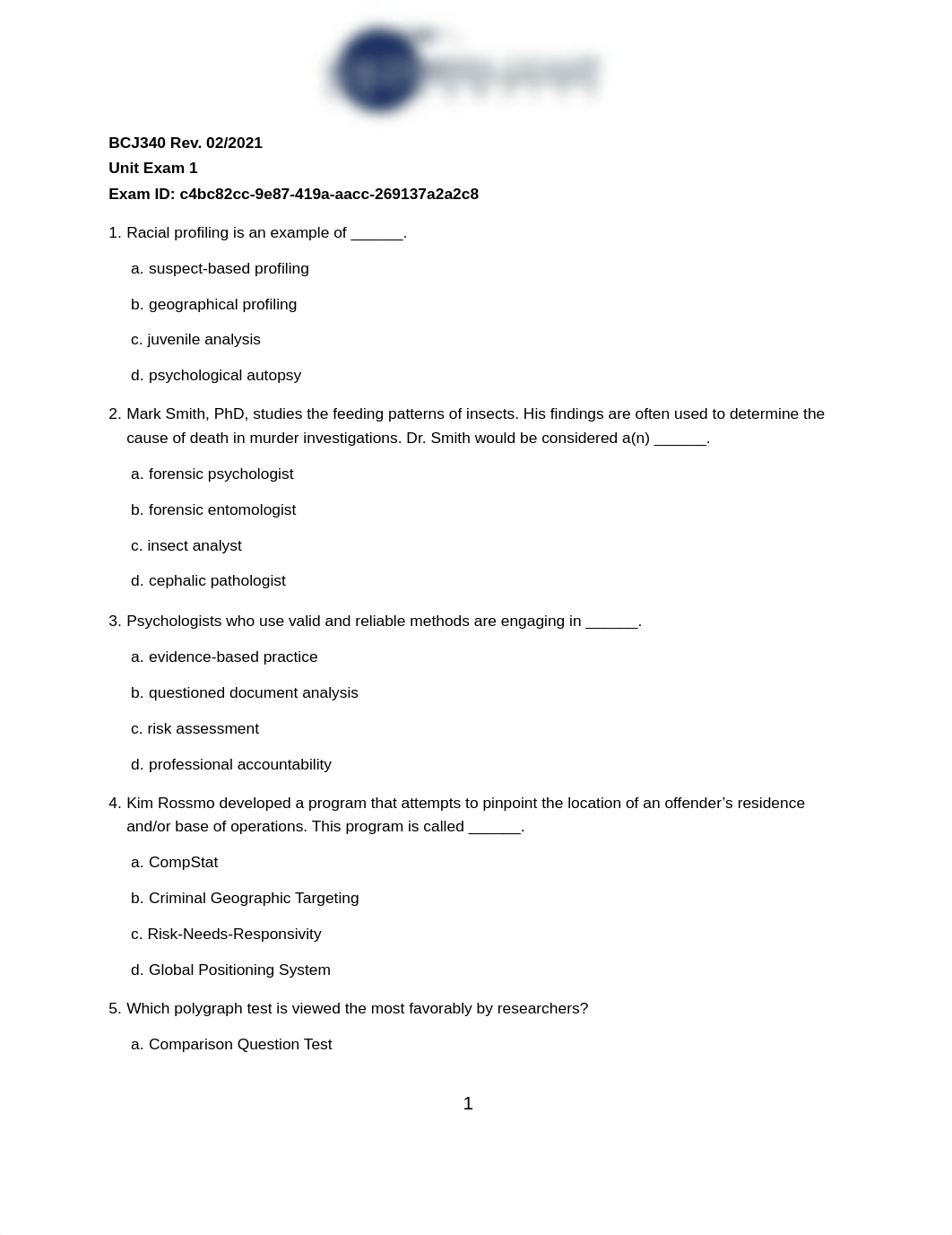 BCJ340 Exam 1.pdf_dtg9m1lzwg1_page1