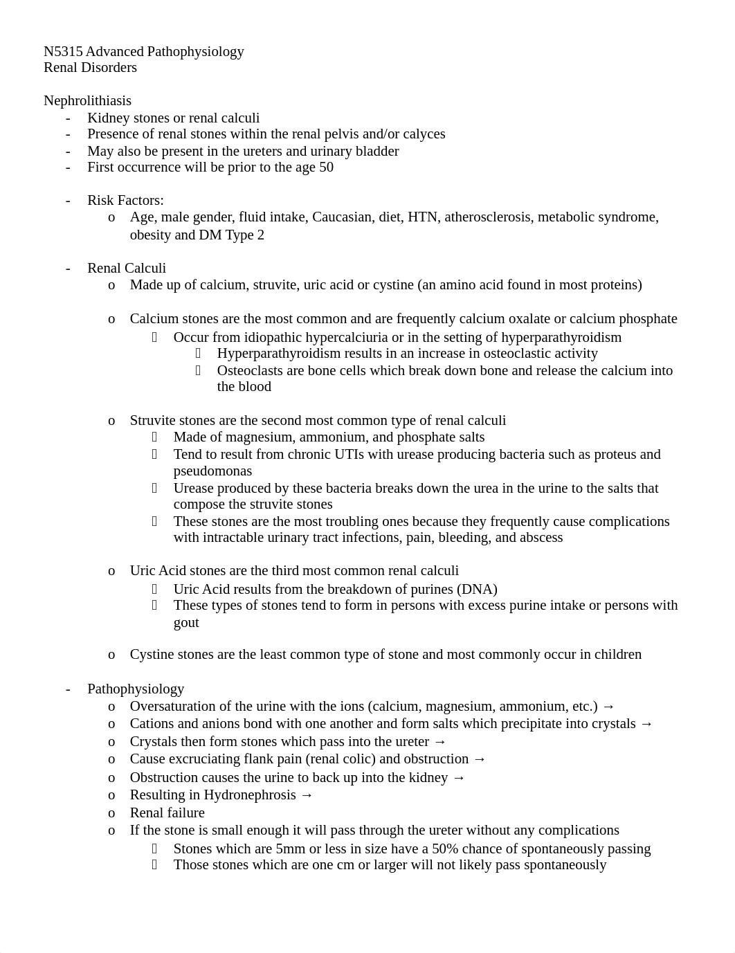 N5315 M10 Advanced Pathophysiology - Renal Disorders .docx_dtgjtkim2l3_page1