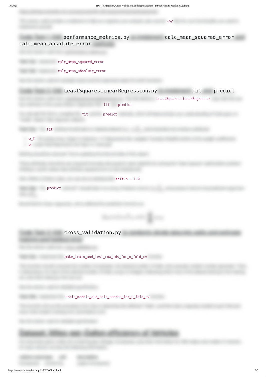 HW1_ Regression, Cross-Validation, and Regularization _ Introduction to Machine Learning.pdf_dtglie4vtwb_page2