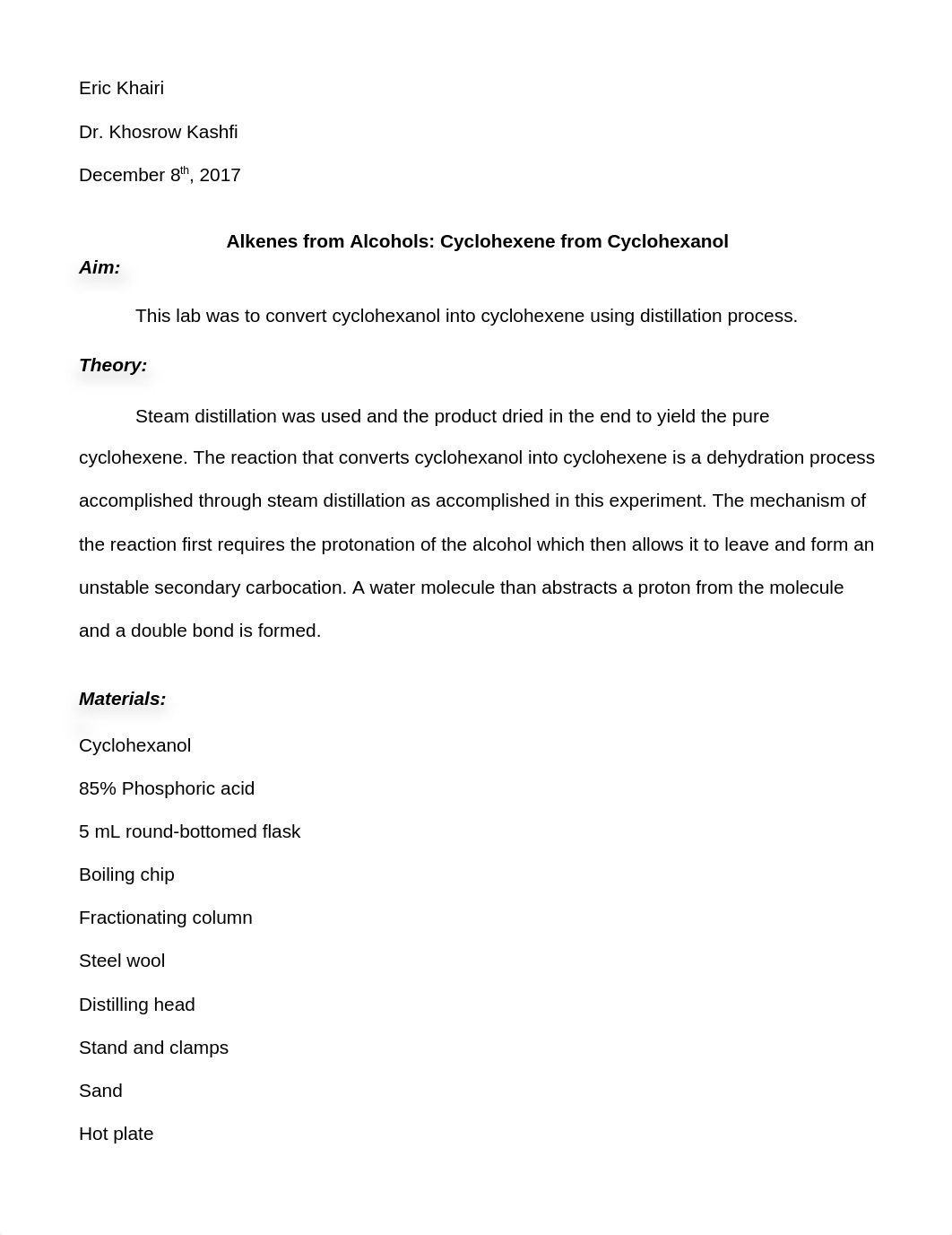 Lab 19%3a Alkenes from Alcohols%3a Cyclohexene from Cyclohexanol.docx_dth8b3fe7h8_page1