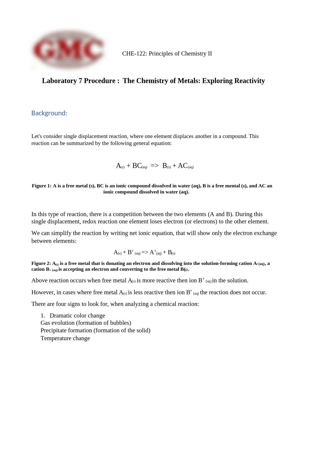 CHE122 W7 The Chemistry of Metals-Exploring Reactivity.docx_dth8hyx9ngu_page1