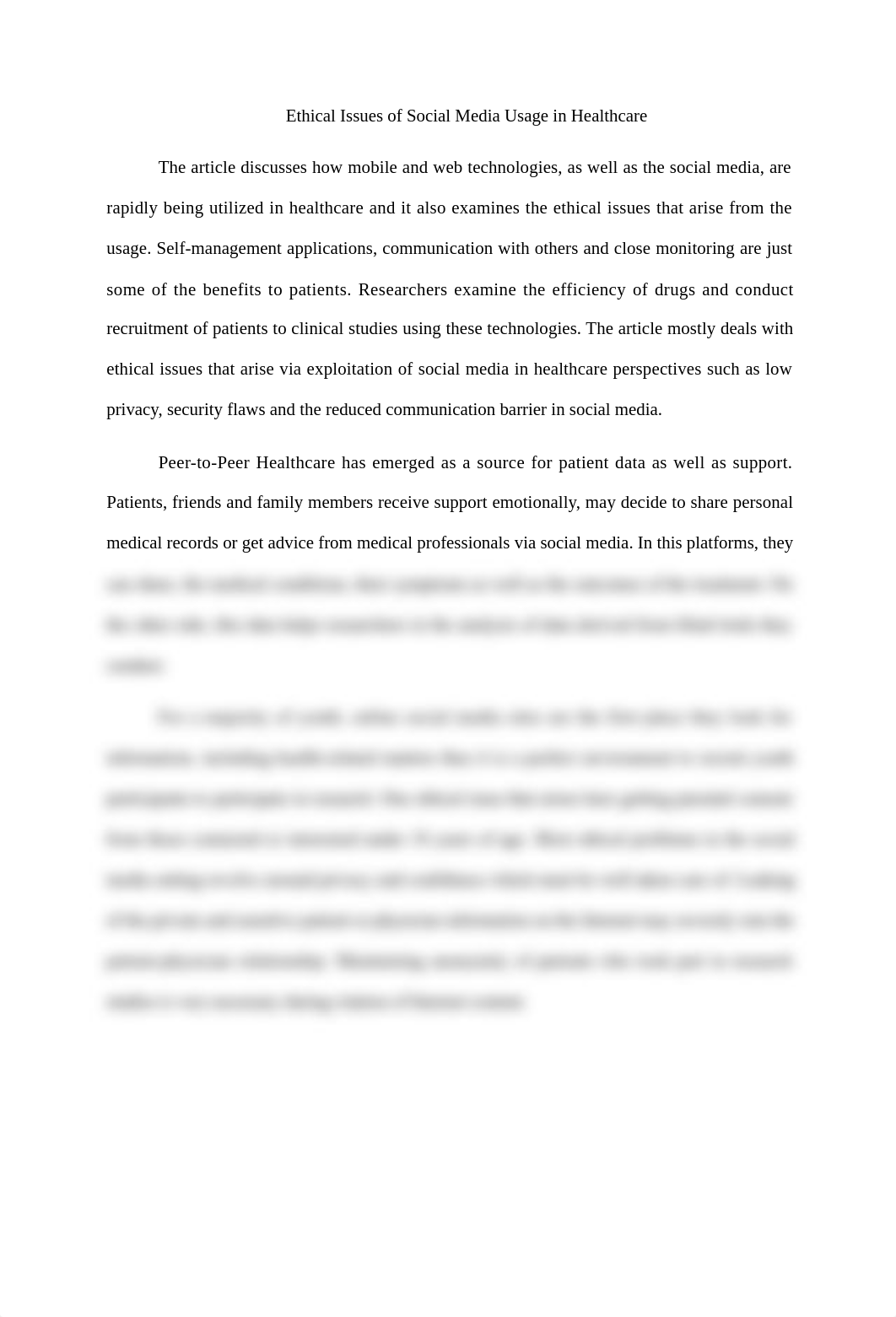 Ethical Issues of Social Media Usage in Healthcare Doc_dthaxp7w5pd_page1