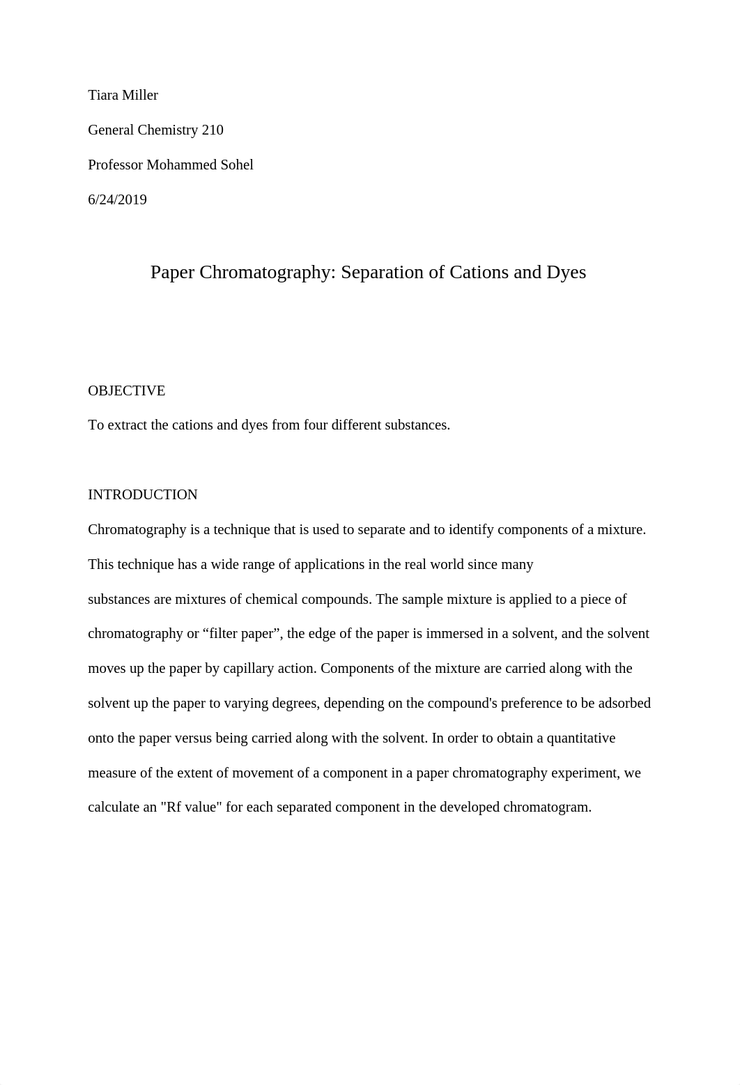 paper chromatography lab lab report 210.docx_dthbiu1m5hd_page1