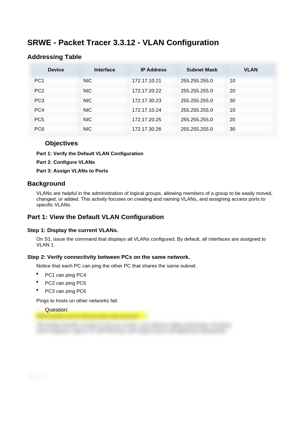 3.3.12 Packet Tracer - VLAN Configuration - completed.docx_dthr9pml6e5_page1