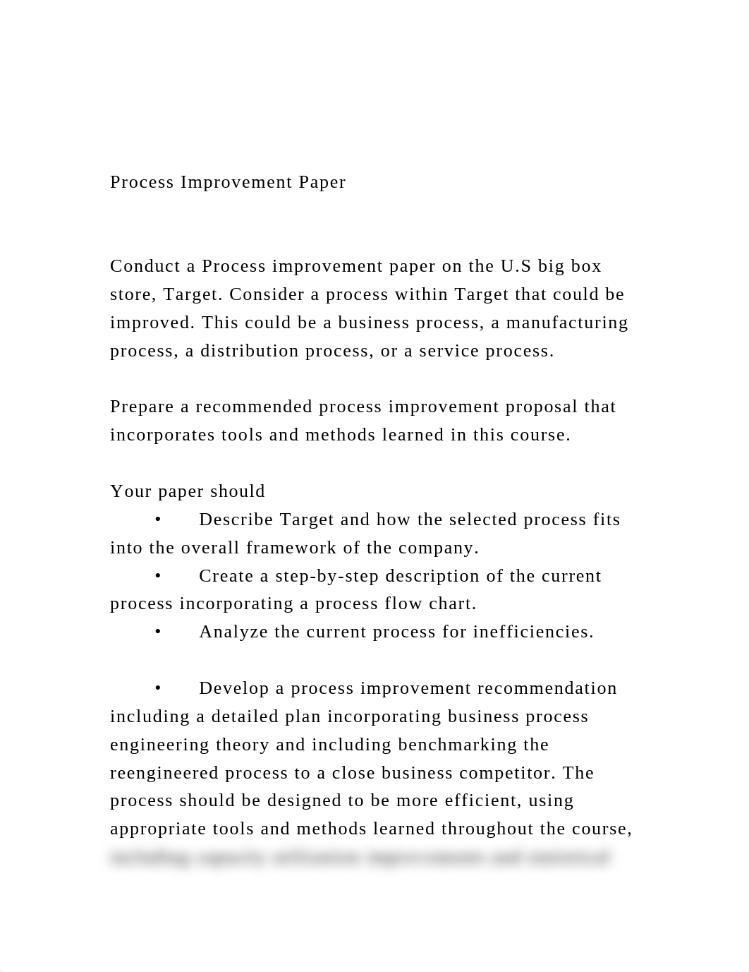 Process Improvement PaperConduct a Process improvement pap.docx_dthso2hoqk9_page2