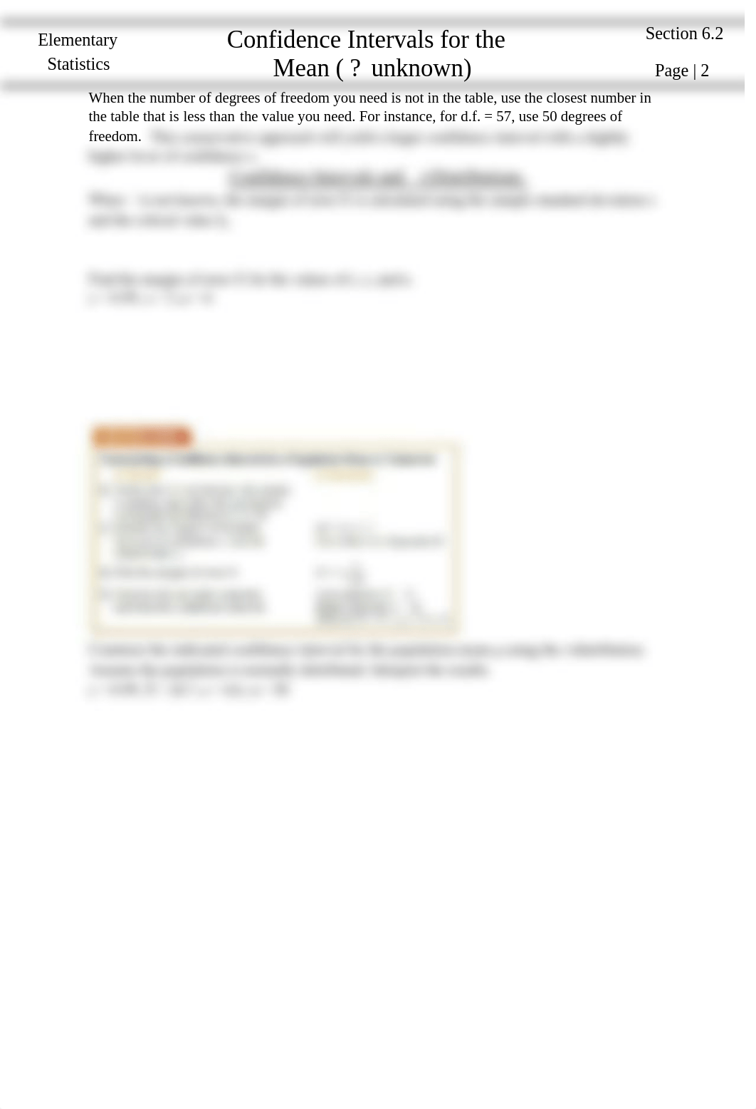 Section 6.2 Confidence Intervals for the Mean (sigma unknown).pdf_dti9egi0ga7_page2