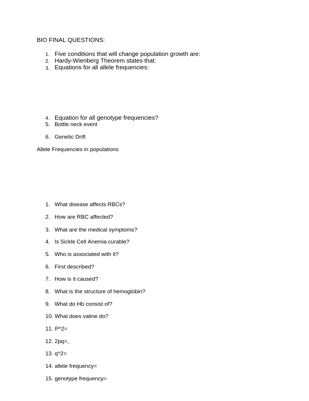 Intro Biology Final Exam Study Guide Questions_dtifay9xrd7_page1