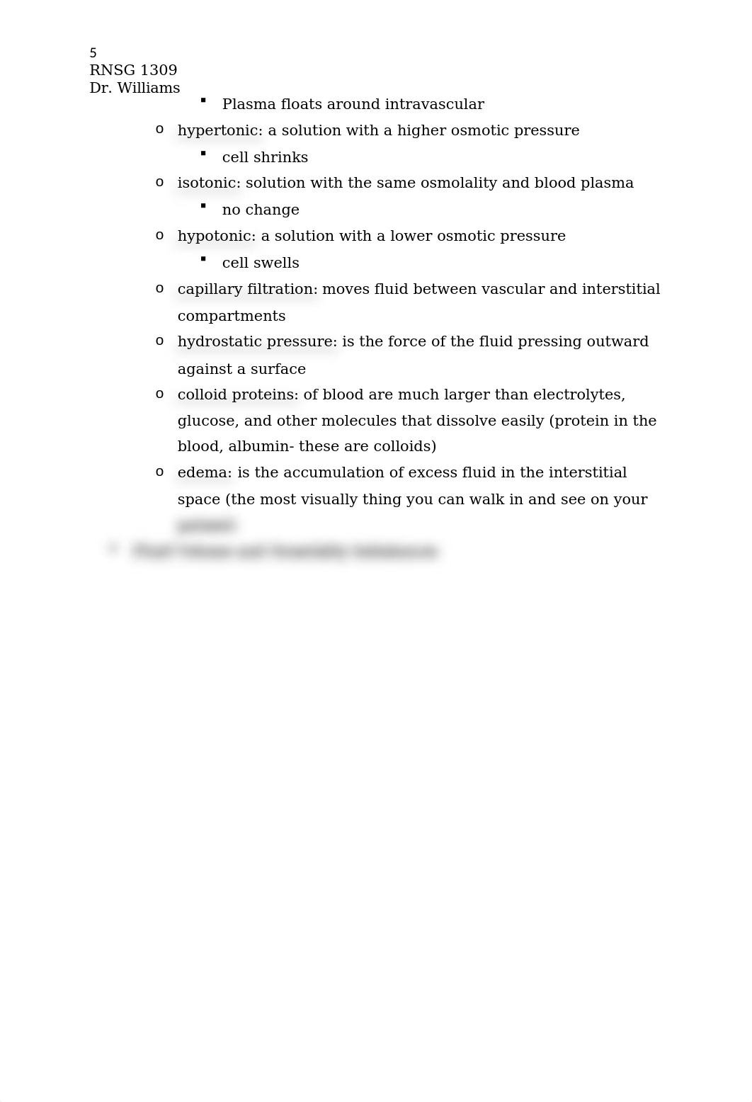 Fluid, Electrolyte and Acid Base Balance Dr. Williams RNSG 1309.docx_dtips891nui_page5