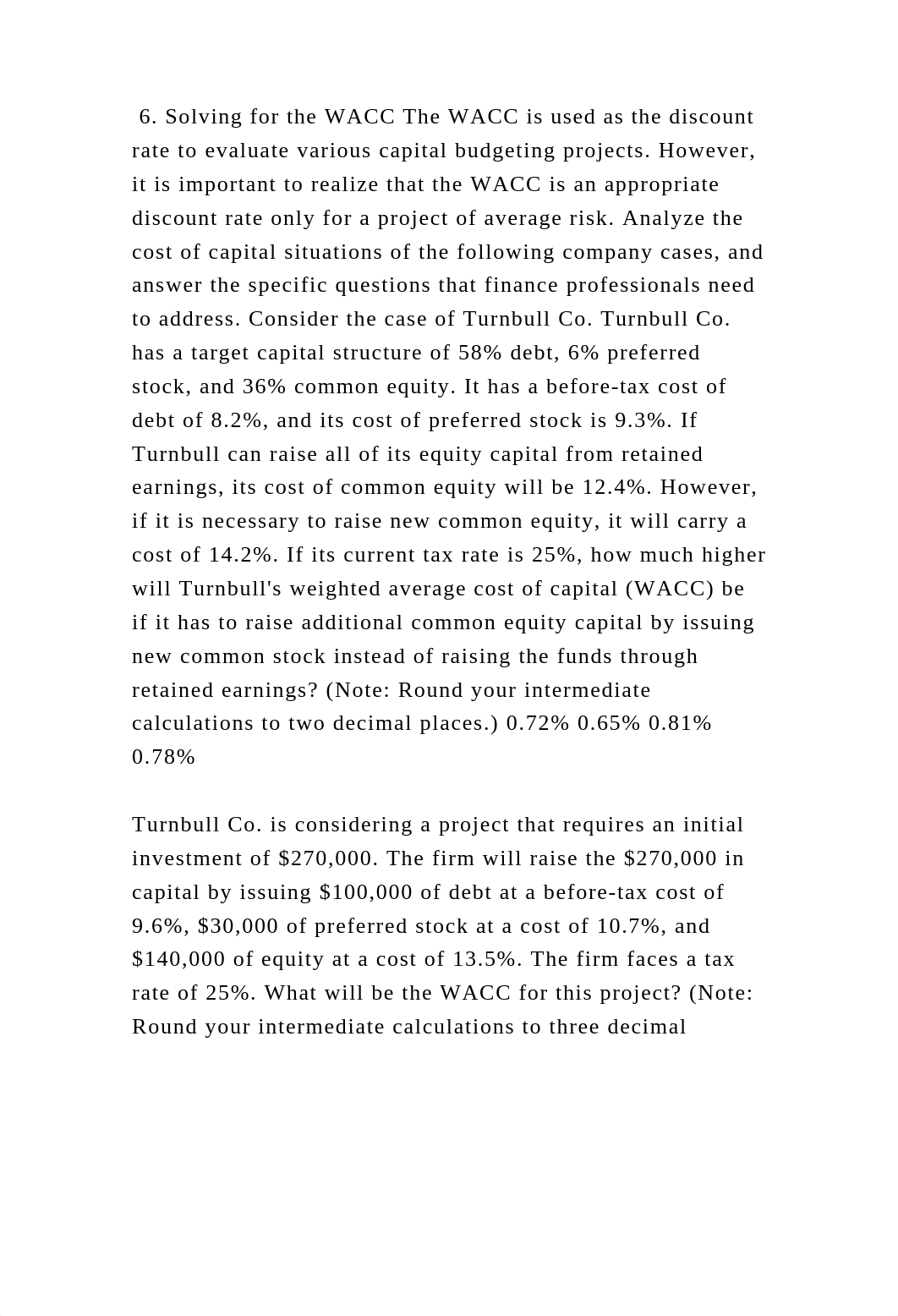 6. Solving for the WACC The WACC is used as the discount rate to eval.docx_dtiuuvqllrs_page2