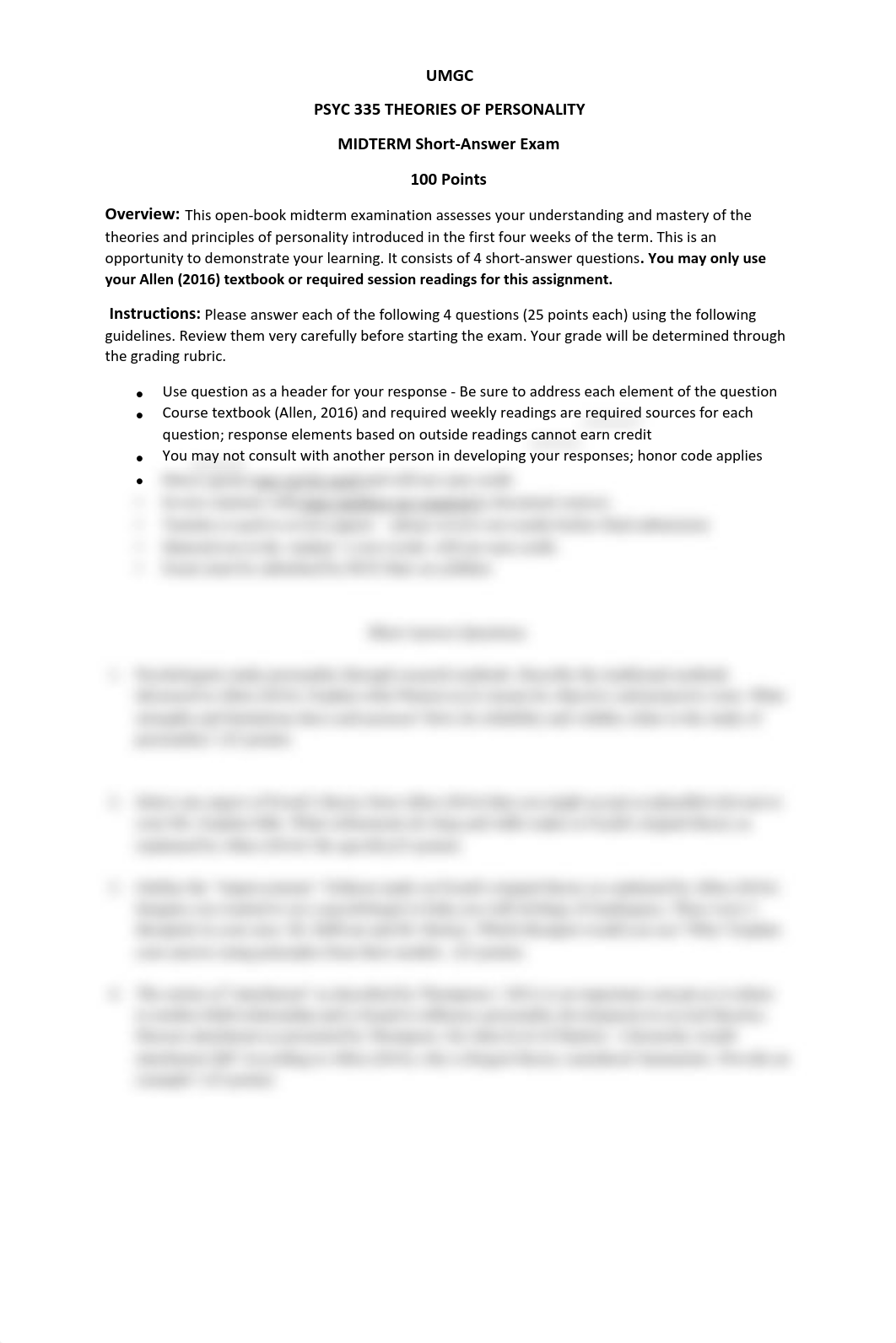 UMGC PSYC 335 THEORIES OF PERSONALITY_MidtermExam RevisedSpring2021_1 (3).pdf_dtj9ut9urcf_page1