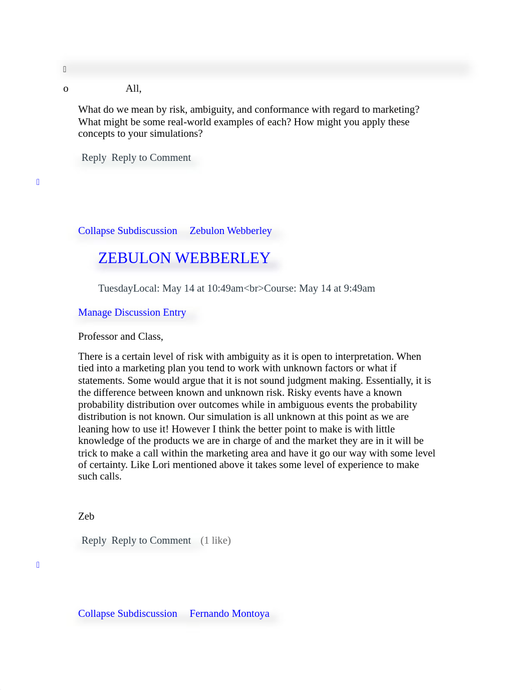 BUSN 460 week 2 Discussion pt 1 pt 2.docx_dtji4vbuufd_page1