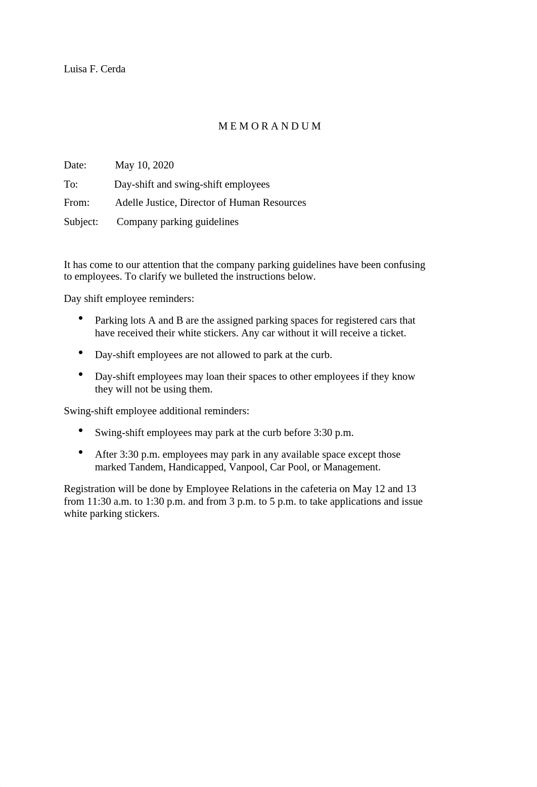 5.4 InformationProcedure Message Parking Guidelines With a Smile.docx_dtjjoaanf5o_page1