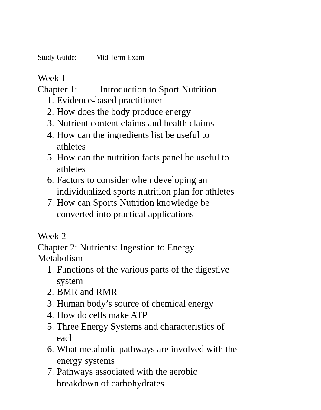 Study Guide Mid Term Exam NUTR05103 (1).pdf_dtjz7qq00q7_page1