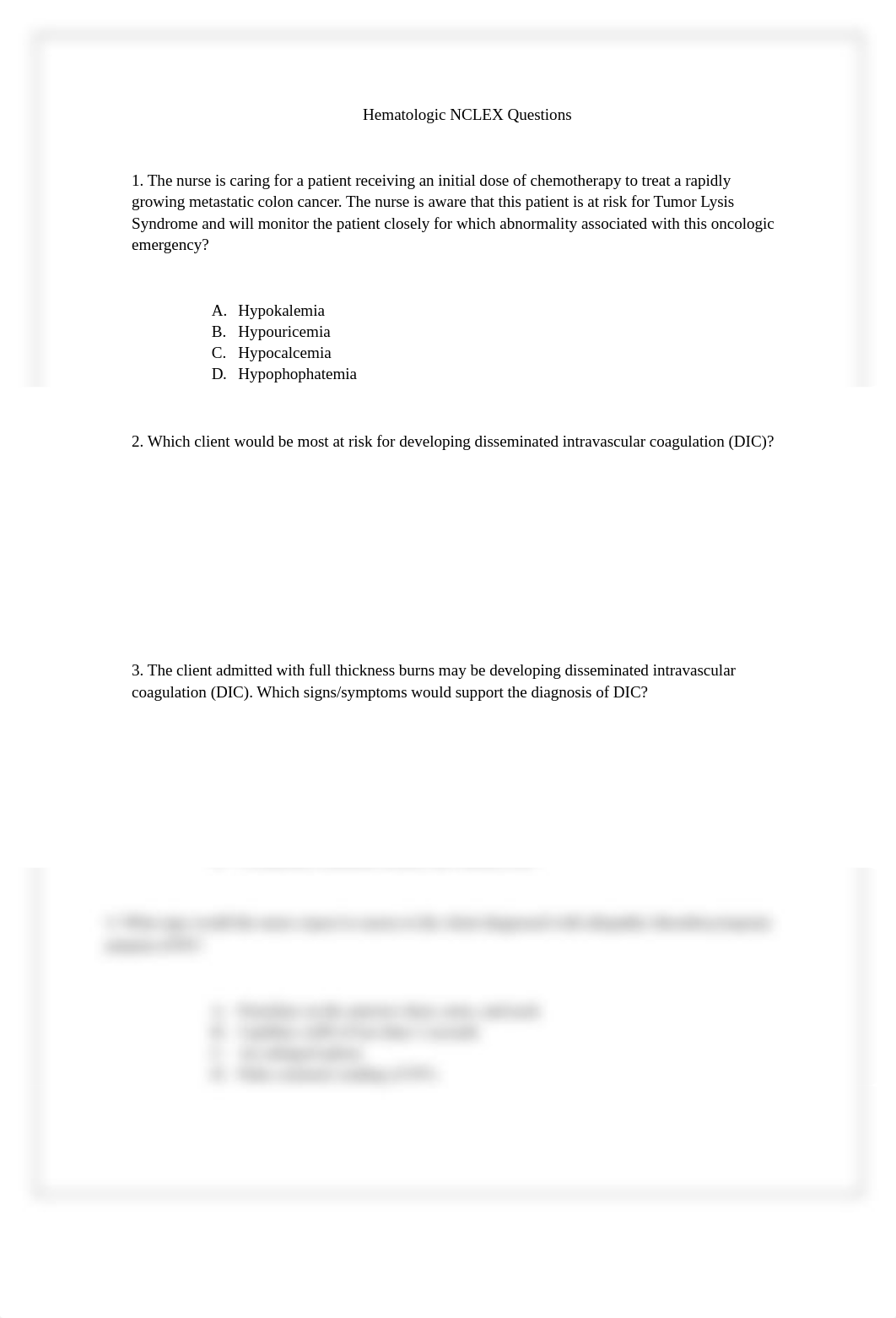 Hematologic NCLEX Questions2.docx_dtk2ta9vyj0_page1